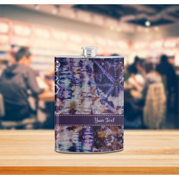 Tie Dye Stainless Steel Flask - LIFESTYLE 2