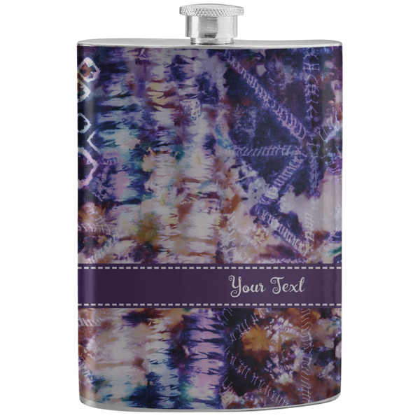 Custom Tie Dye Stainless Steel Flask (Personalized)