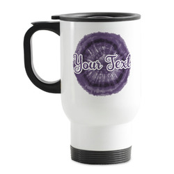 Tie Dye Stainless Steel Travel Mug with Handle