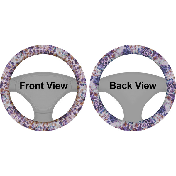 Tie Dye Steering Wheel Cover- Front and Back