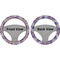 Tie Dye Steering Wheel Cover- Front and Back