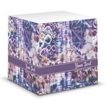 Tie Dye Sticky Note Cube (Personalized)