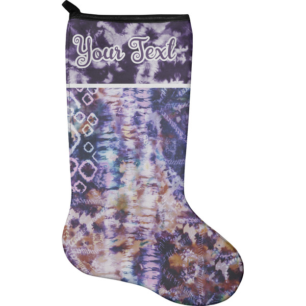 Custom Tie Dye Holiday Stocking - Neoprene (Personalized)