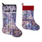 Tie Dye Stockings - Side by Side compare