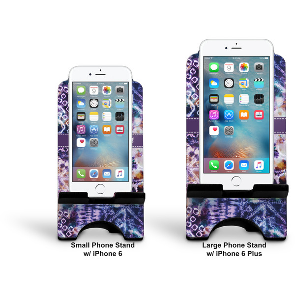 Tie Dye Stylized Phone Stand - Comparison