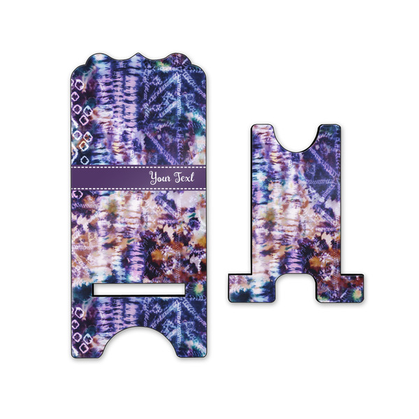 Tie Dye Stylized Phone Stand - Front & Back - Small