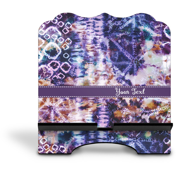 Tie Dye Stylized Tablet Stand - Front without iPad