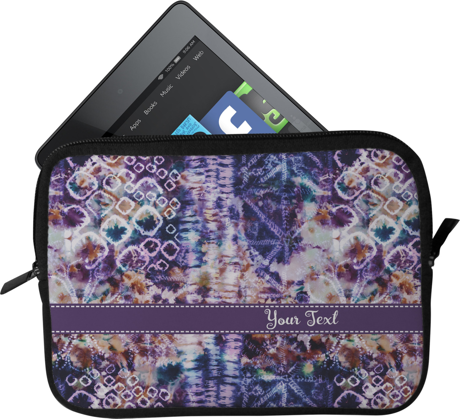 Custom Tie Dye Tablet Case / Sleeve (Personalized) YouCustomizeIt
