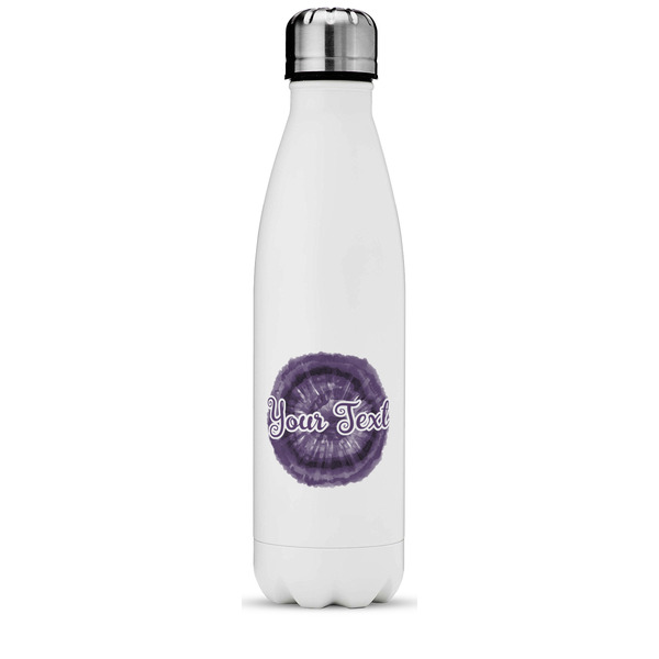 Custom Tie Dye Water Bottle - 17 oz. - Stainless Steel - Full Color Printing (Personalized)