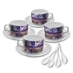 Tie Dye Tea Cup - Set of 4 (Personalized)