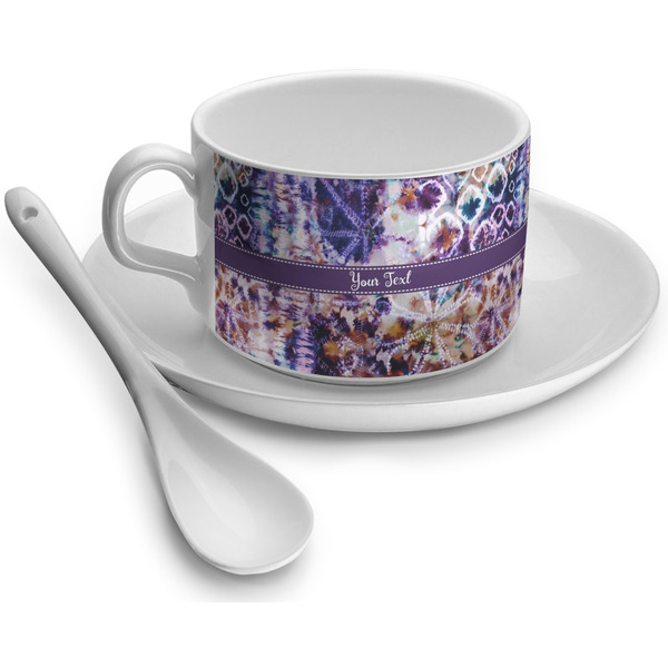 Custom Tie Dye Tea Cup - Single (Personalized)