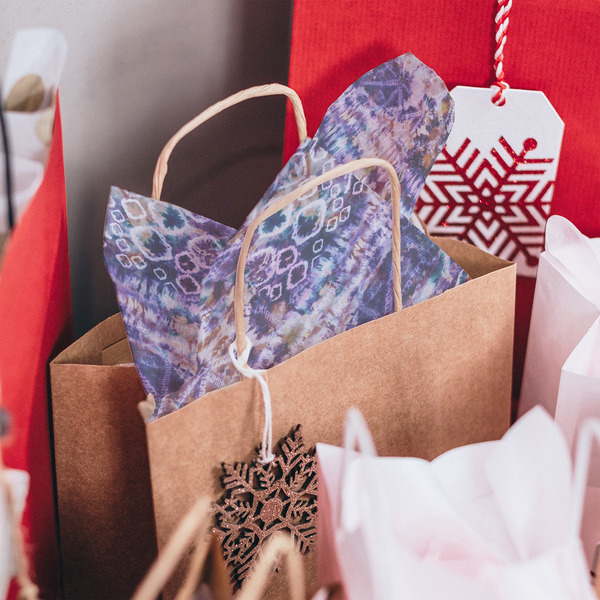 Tie Dye Tissue Paper - In Gift Bag