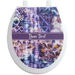 Tie Dye Toilet Seat Decal (Personalized)