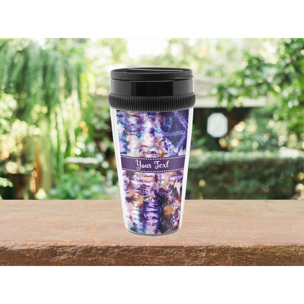Tie Dye Travel Mug Lifestyle (Personalized)