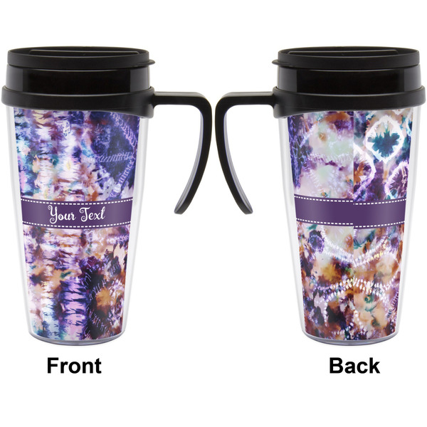 Tie Dye Travel Mug with Black Handle - Approval