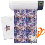 Tie Dye Heat Transfer Vinyl Sheet (12"x18")