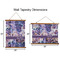 Tie Dye Wall Hanging Tapestries - Parent/Sizing
