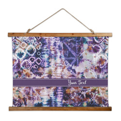Tie Dye Wall Hanging Tapestry - Wide (Personalized)