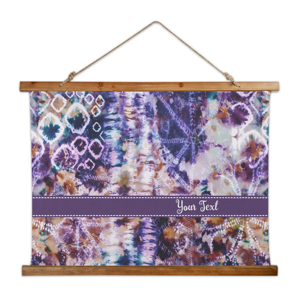 Custom Tie Dye Wall Hanging Tapestry - Wide (Personalized)