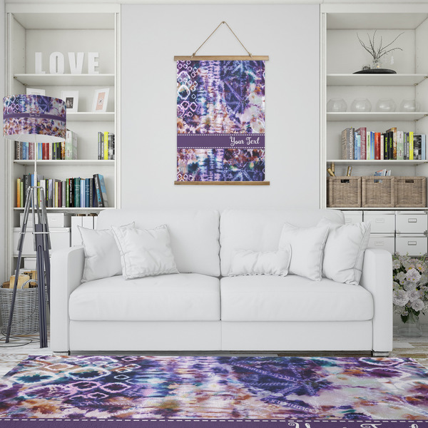 Tie Dye Wall Hanging Tapestry - Portrait - IN CONTEXT
