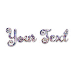 Tie Dye Name/Text Decal - Custom Sizes (Personalized)