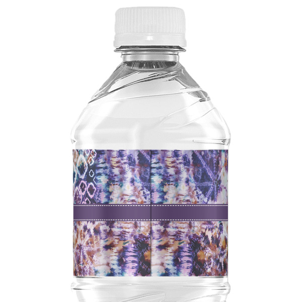 Tie Dye Water Bottle Label - Back View