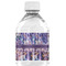 Tie Dye Water Bottle Label - Back View