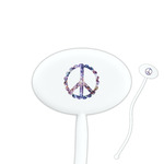 Tie Dye Oval Plastic Stir Sticks