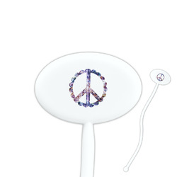 Tie Dye Oval Plastic Stir Sticks