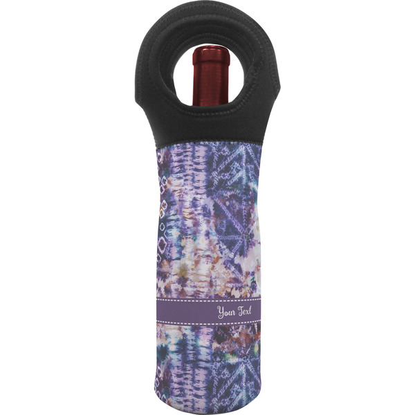 Custom Tie Dye Wine Tote Bag (Personalized)