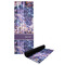 Tie Dye Yoga Mat with Black Rubber Back Full Print View
