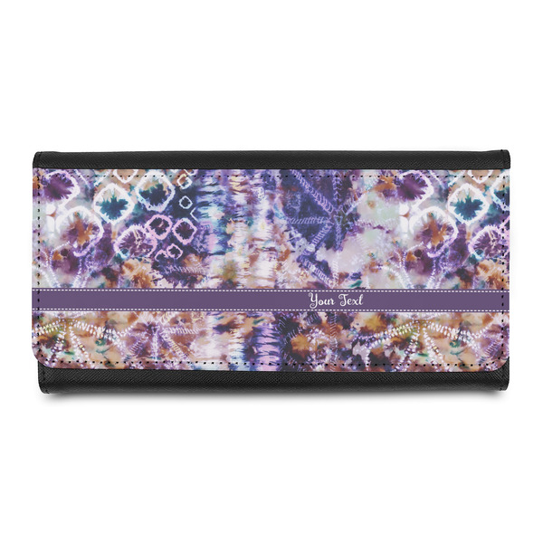 Custom Tie Dye Leatherette Ladies Wallet (Personalized)
