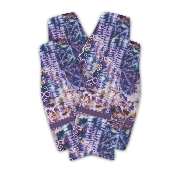 Custom Tie Dye Zipper Bottle Cooler - Set of 4 (Personalized)