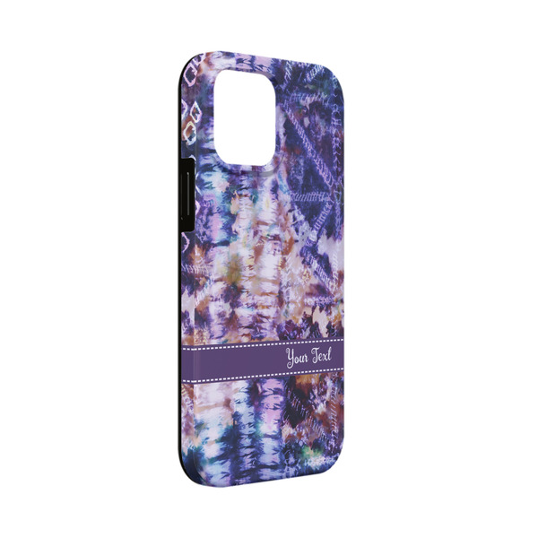 Custom Tie Dye iPhone Case - Rubber Lined - iPhone 13 Mini (Personalized)