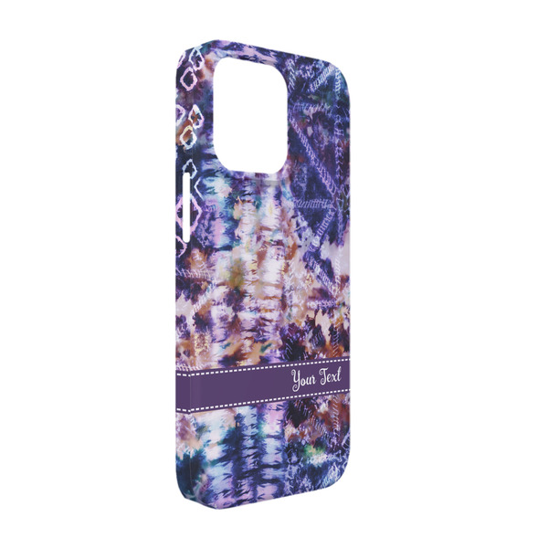 Custom Tie Dye iPhone Case - Plastic - iPhone 13 Pro (Personalized)