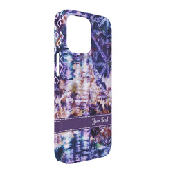 Tie Dye iPhone Case - Plastic - iPhone 13 Pro Max (Personalized)