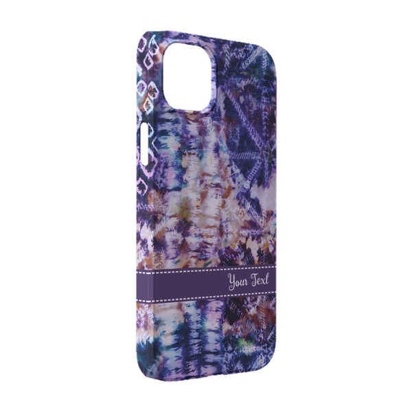 Custom Tie Dye iPhone Case - Plastic - iPhone 14 (Personalized)