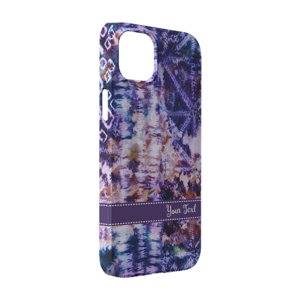 Custom Tie Dye iPhone Case - Plastic - iPhone 14 Pro (Personalized)