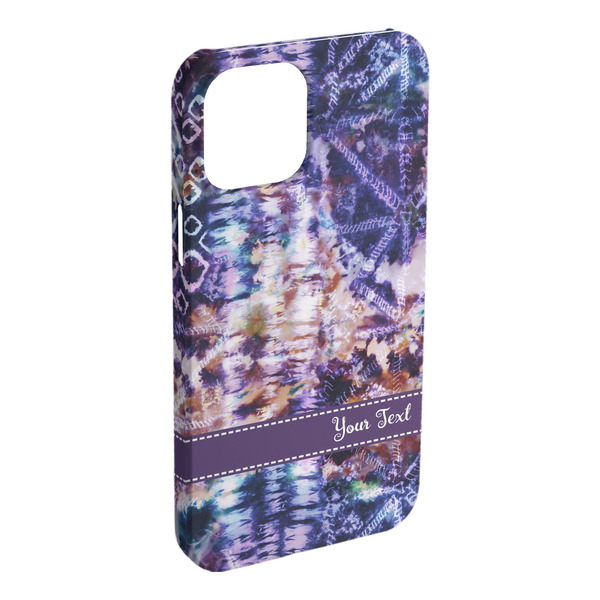 Custom Tie Dye iPhone Case - Plastic (Personalized)