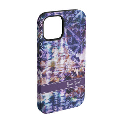 Tie Dye iPhone Case - Rubber Lined - iPhone 15 (Personalized)