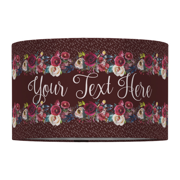 Boho 12" Drum Lampshade - FRONT (Fabric)