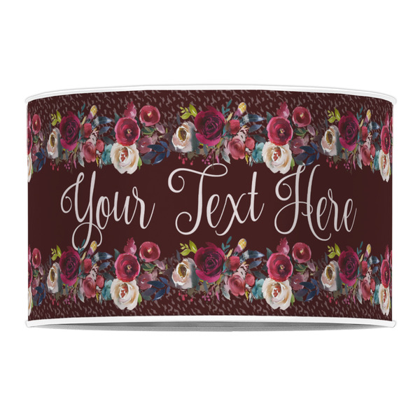 Boho 12" Drum Lampshade - FRONT (Poly Film)