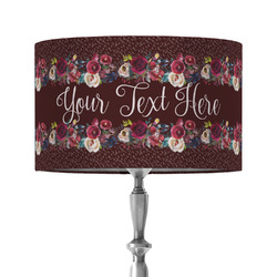 Boho 12" Drum Lamp Shade - Fabric (Personalized)