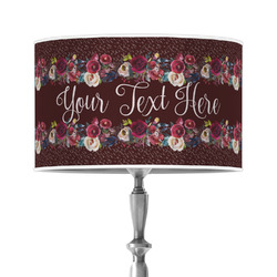 Boho 12" Drum Lamp Shade - Poly-film (Personalized)