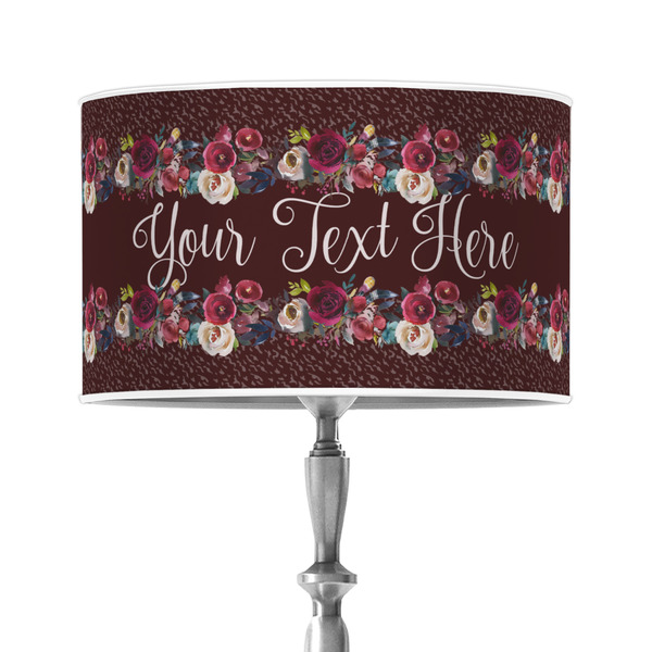 Custom Boho 12" Drum Lamp Shade - Poly-film (Personalized)