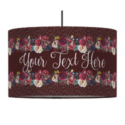 Boho 12" Drum Pendant Lamp - Fabric (Personalized)