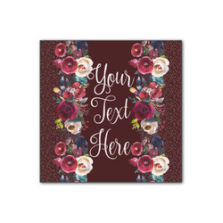 Boho Wood Print - 12x12 (Personalized)