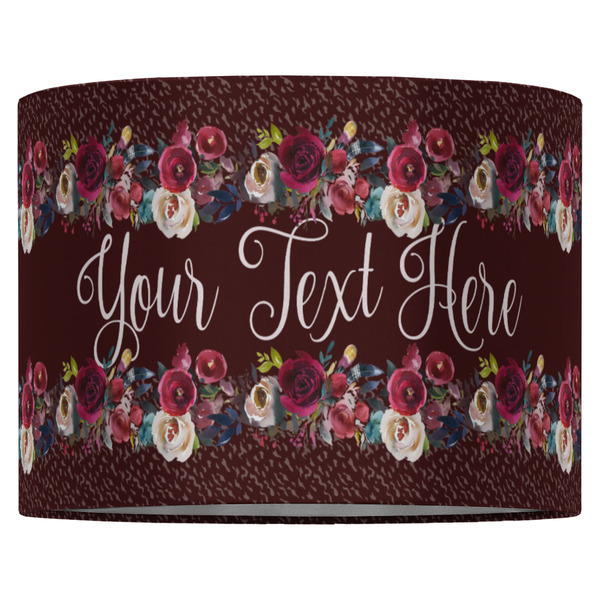 Boho 16" Drum Lampshade - FRONT (Fabric)