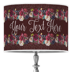 Boho 16" Drum Lamp Shade - Poly-film (Personalized)
