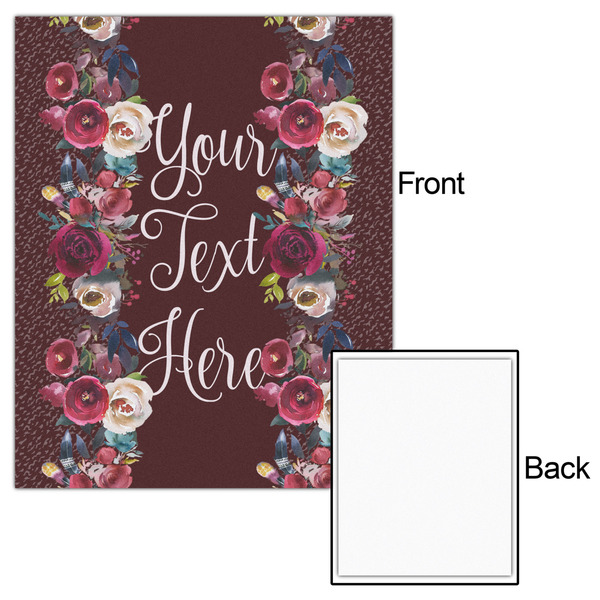 Boho 16x20 - Matte Poster - Front & Back